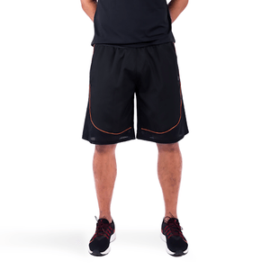 Bermuda Training Masculina - Detalhe Laranja