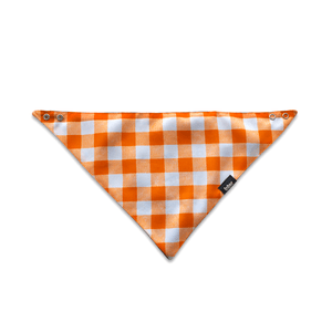 Bandana Pet Dog Xadrez - Branca