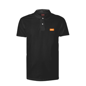 Camisa Polo Piquet Basic Masculina  - Preta