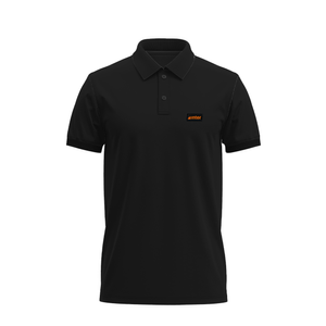 Camisa Polo Pima Masculina Preta - Patch Inter