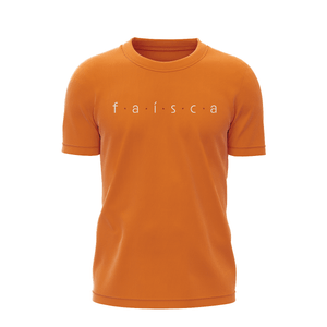 Camiseta Masculina Faísca - Laranja