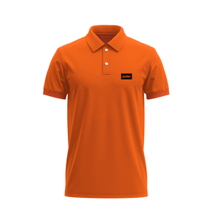 Camisa Polo Piquet Basic Masculina  - Laranja